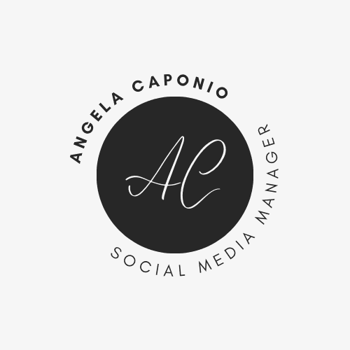logo angela caponio social media manager